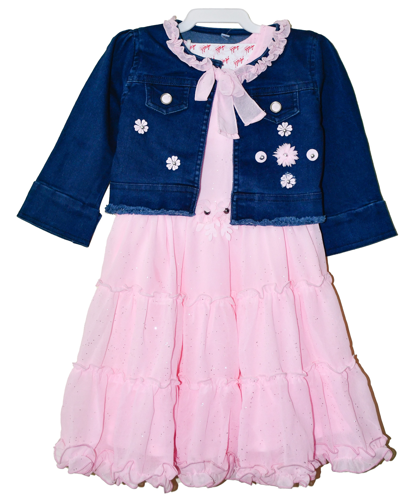 Blue Pinafore Denim Dress