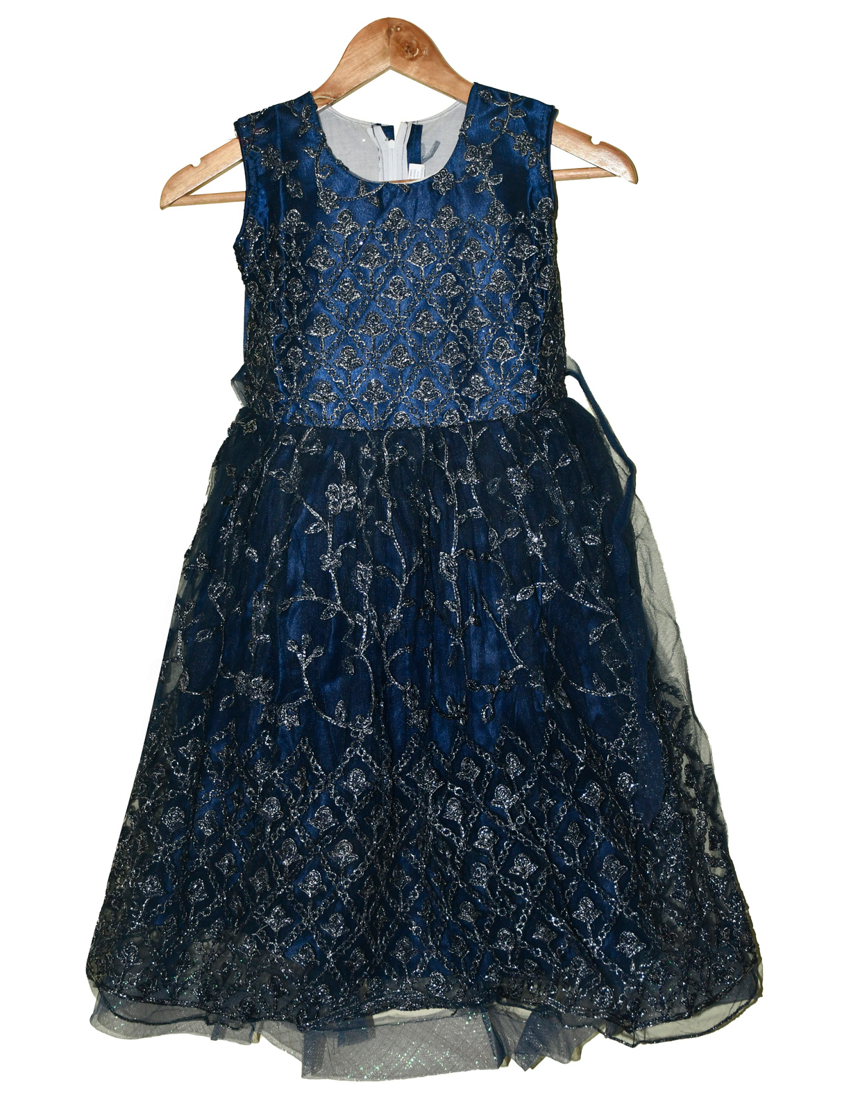 Blue Pinafore Denim Dress