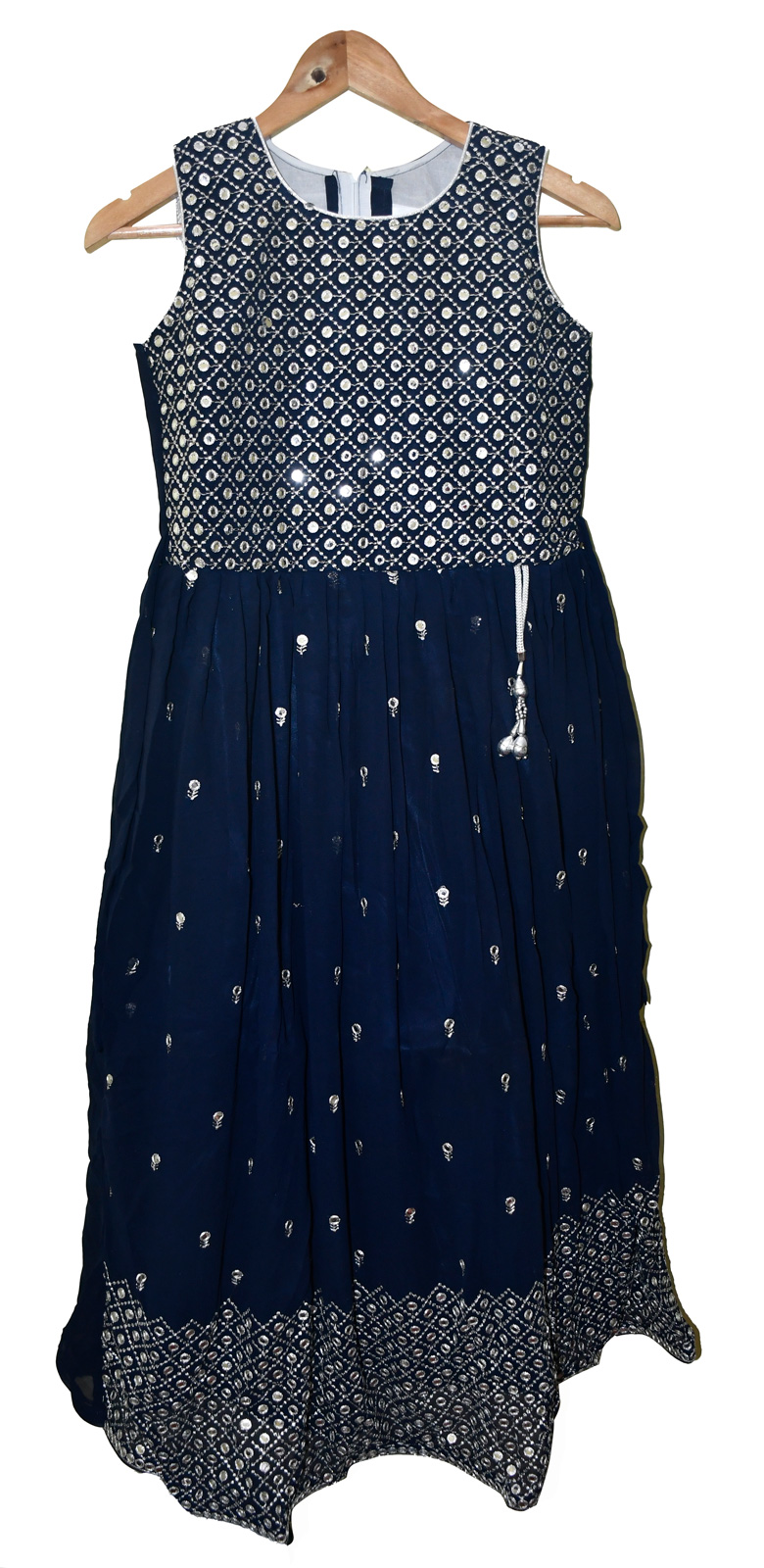 Blue Pinafore Denim Dress