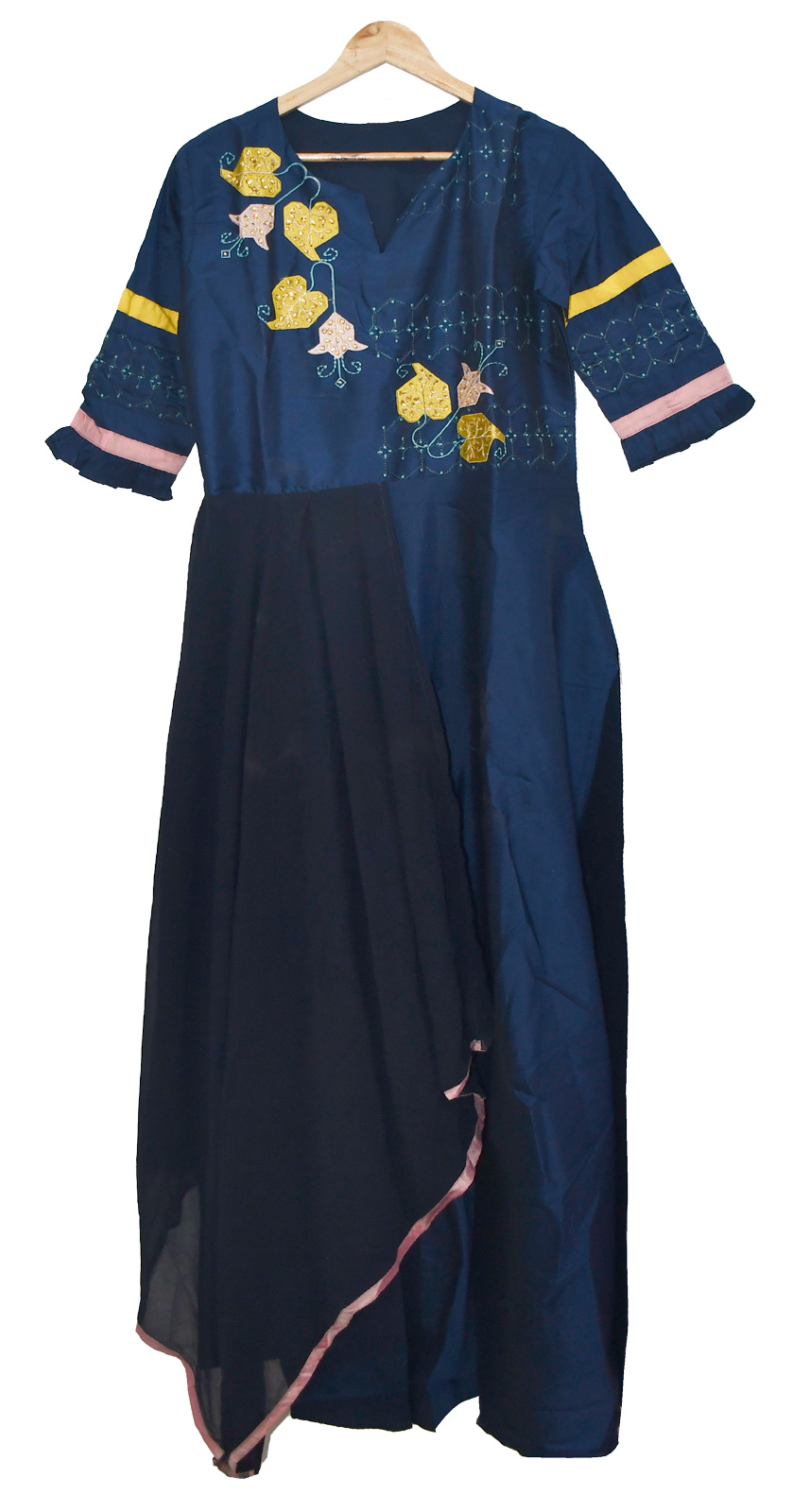 Blue Pinafore Denim Dress