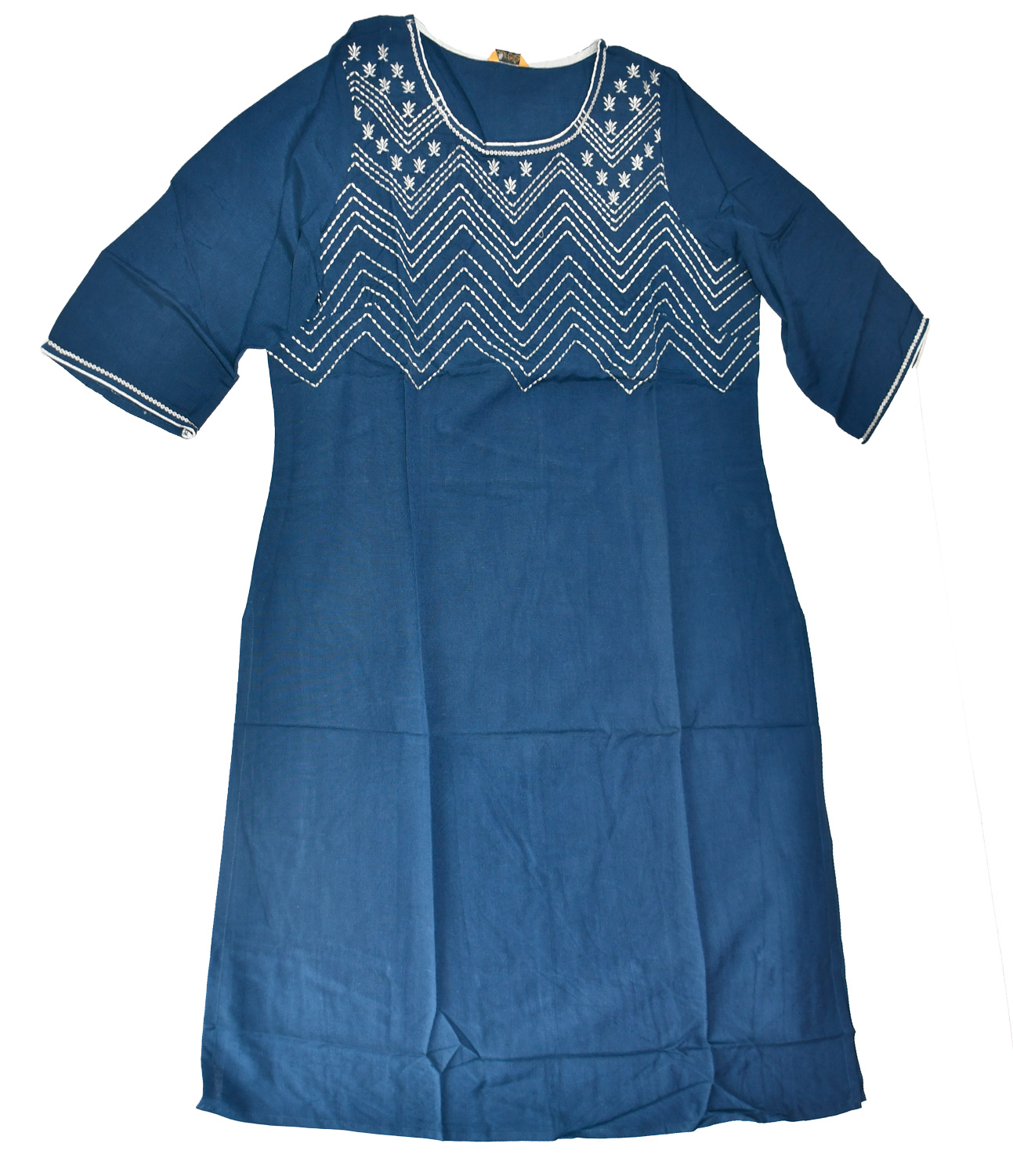 Blue Pinafore Denim Dress